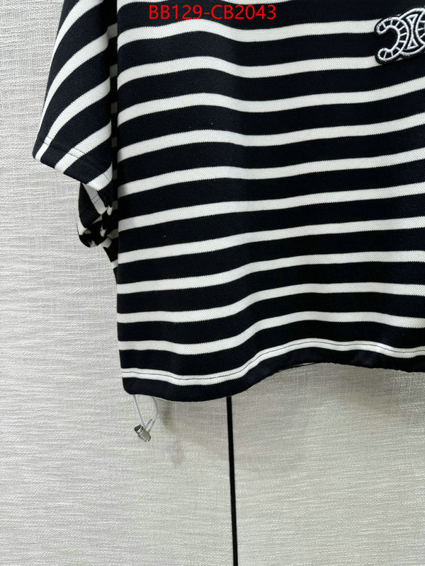 Clothing-Celine best knockoff ID: CB2043 $: 129USD