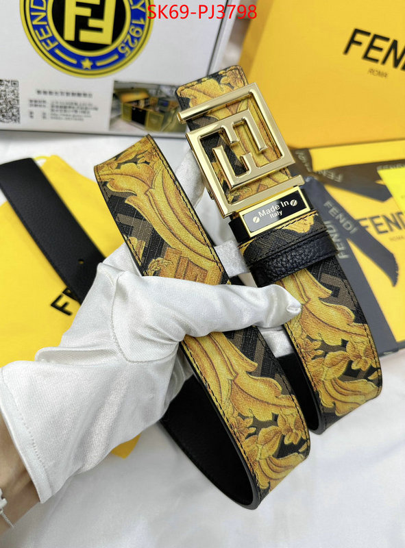 Belts-Fendi fake high quality ID: PJ3798 $: 69USD