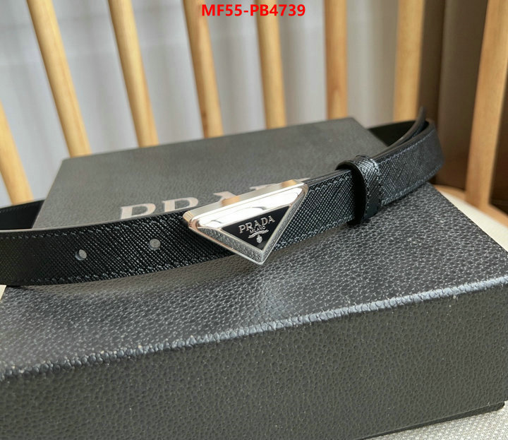 Belts-Prada 1:1 replica ID: PB4739 $: 55USD