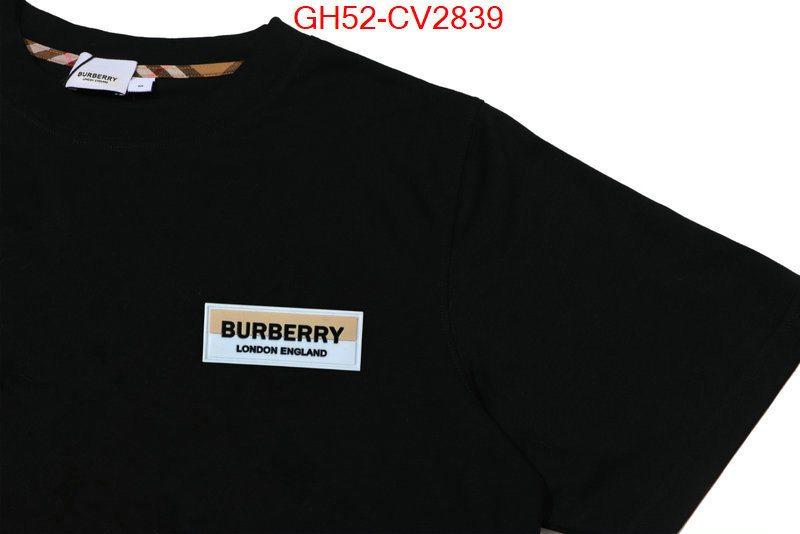 Clothing-Burberry shop cheap high quality 1:1 replica ID: CV2839 $: 52USD