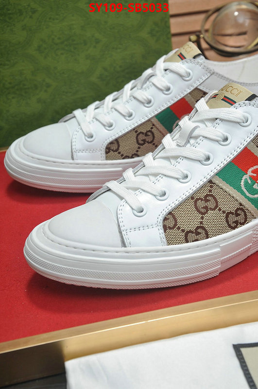 Men Shoes-Gucci fake aaaaa ID: SB5033 $: 109USD