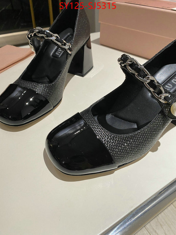 Women Shoes-Miu Miu luxury fake ID: SJ5315 $: 125USD