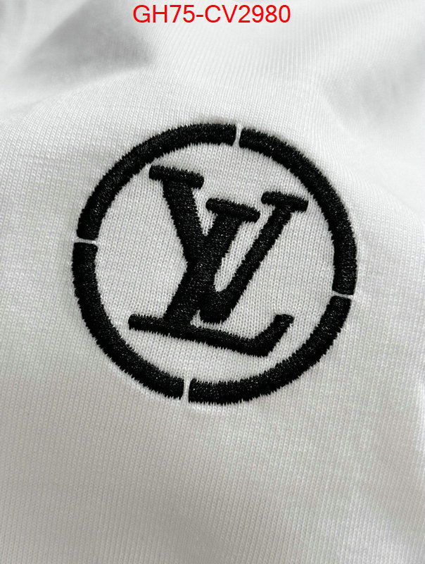 Clothing-LV shop cheap high quality 1:1 replica ID: CV2980 $: 75USD