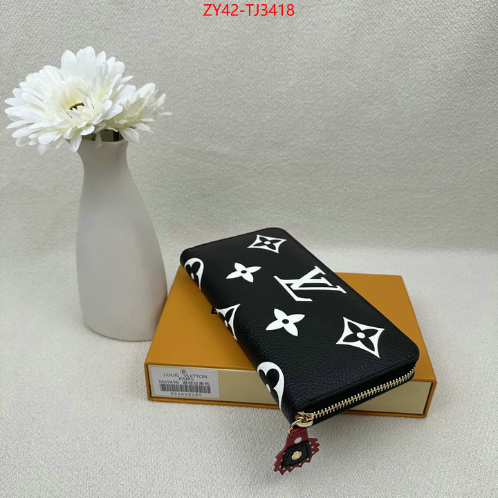 LV Bags(4A)-Wallet where quality designer replica ID: TJ3418 $: 42USD,