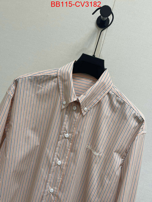 Clothing-MIU MIU top sale ID: CV3182 $: 115USD