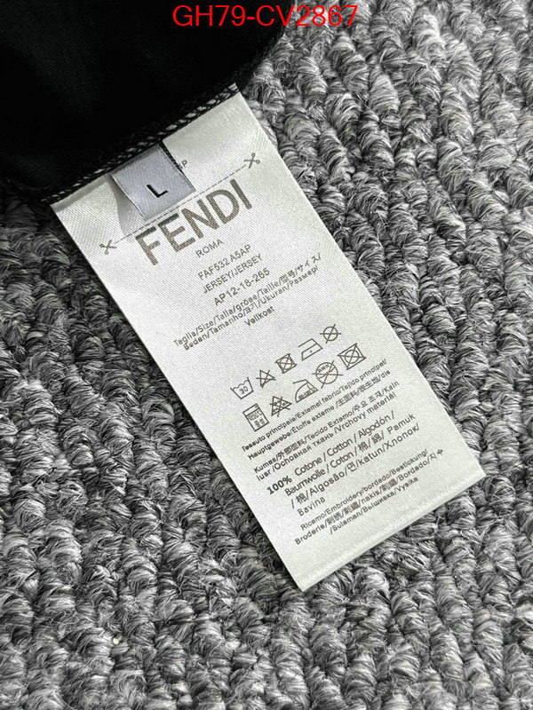 Clothing-Fendi top quality ID: CV2867 $: 79USD