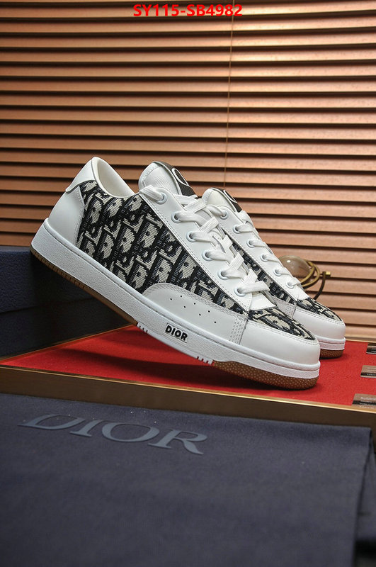 Men shoes-Dior fake aaaaa ID: SB4982 $: 115USD