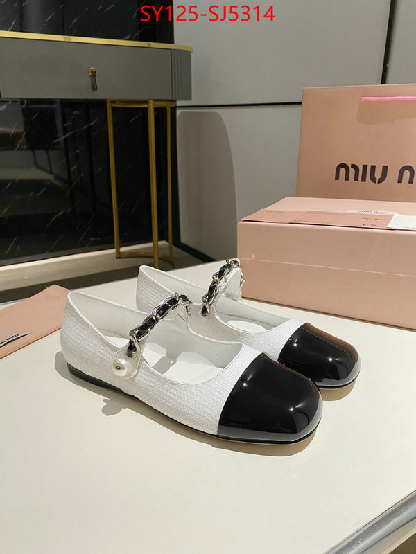 Women Shoes-Miu Miu unsurpassed quality ID: SJ5314 $: 125USD