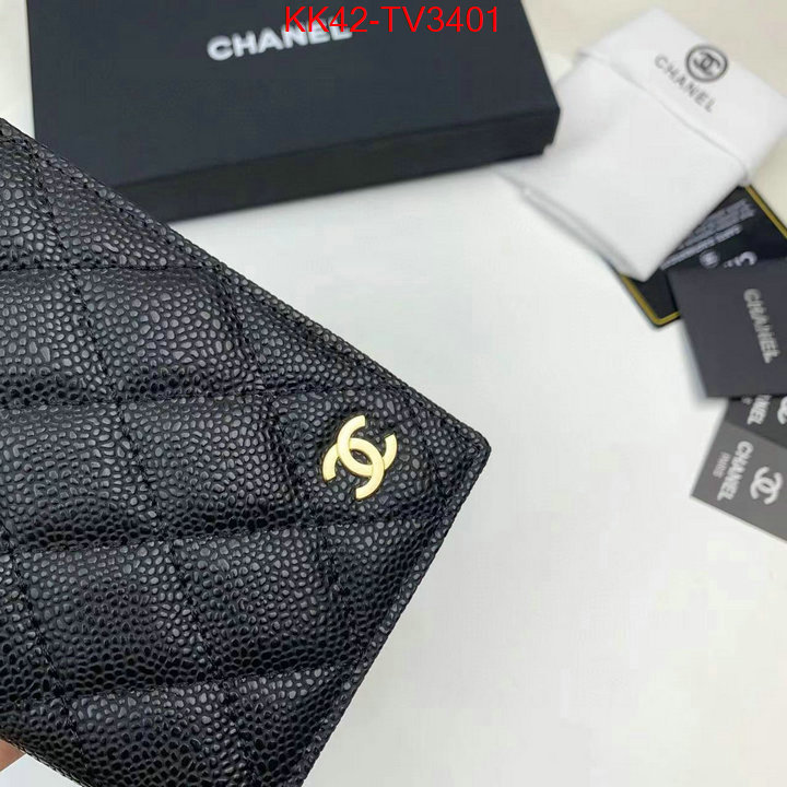 Chanel Bags(4A)-Wallet- brand designer replica ID: TV3401 $: 42USD,