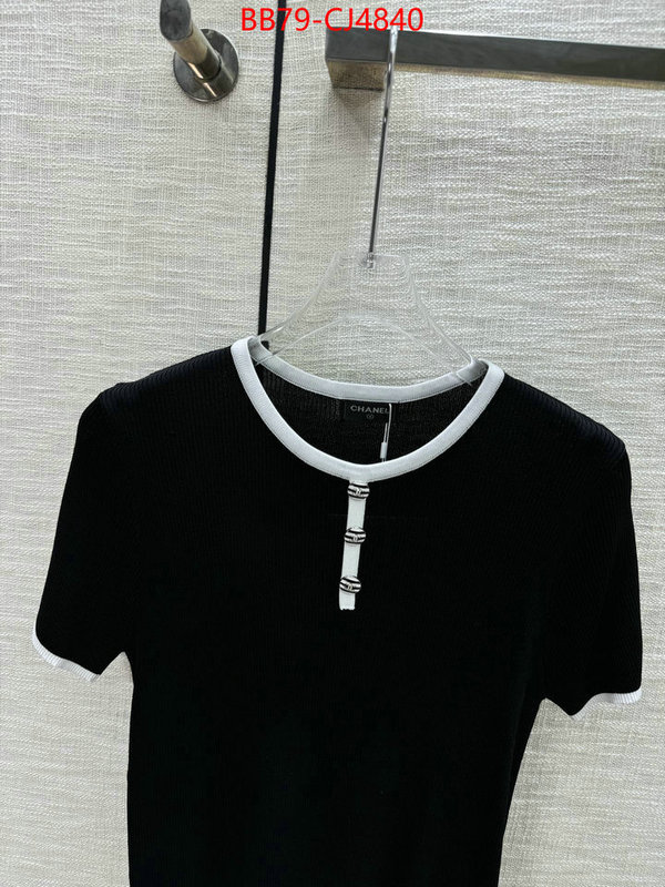 Clothing-Chanel how to start selling replica ID: CJ4840 $: 79USD