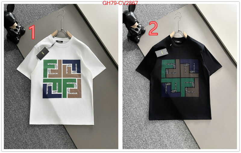 Clothing-Fendi top quality ID: CV2867 $: 79USD