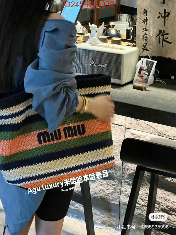 Miu Miu Bags(TOP)-Handbag- replcia cheap ID: BV3379 $: 245USD,