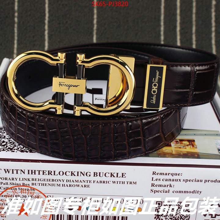 Belts-Ferragamo buy 1:1 ID: PJ3820 $: 65USD