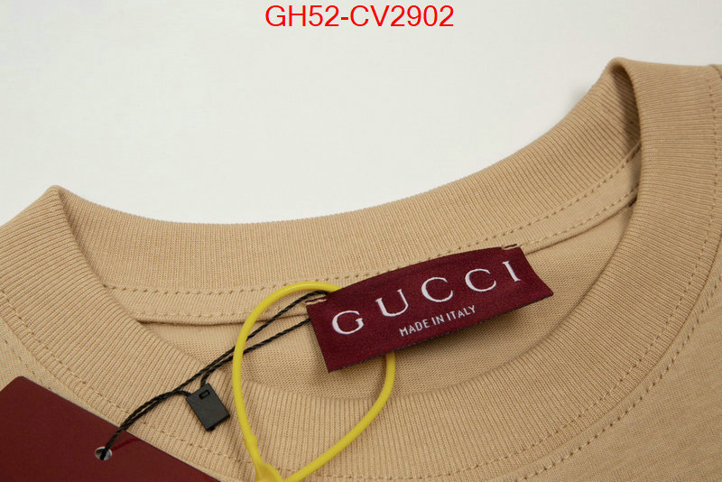 Clothing-Gucci luxury cheap ID: CV2902 $: 52USD