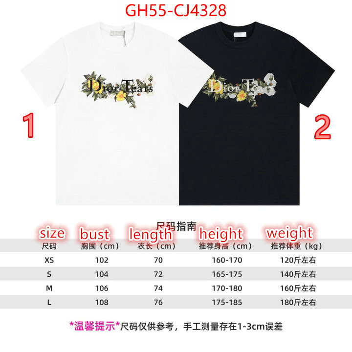 Clothing-Dior fashion ID: CJ4328 $: 55USD