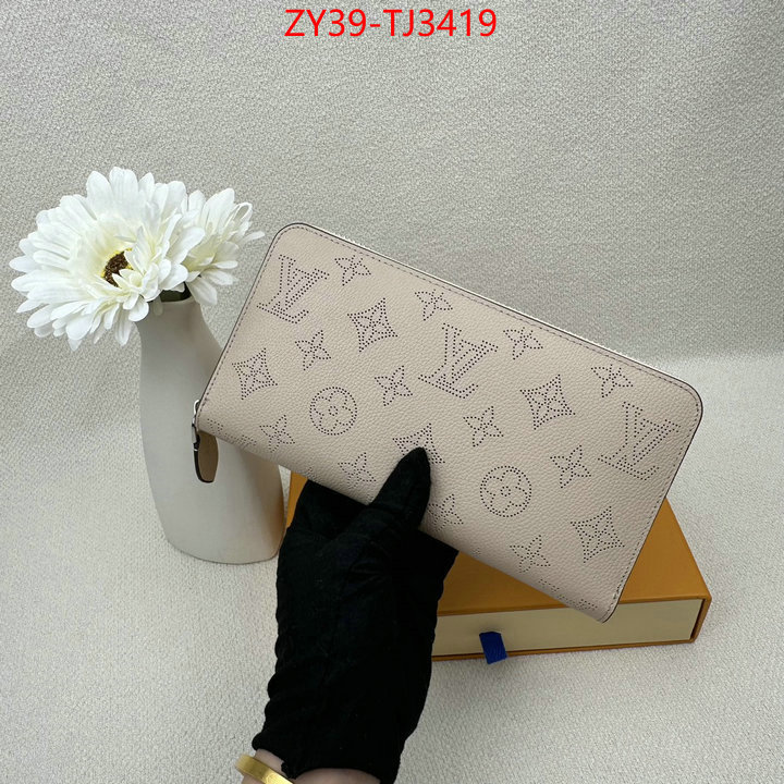 LV Bags(4A)-Wallet luxury fashion replica designers ID: TJ3419 $: 39USD,