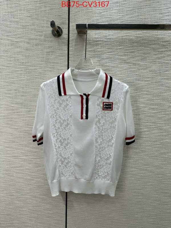 Clothing-MIU MIU high quality happy copy ID: CV3167 $: 75USD