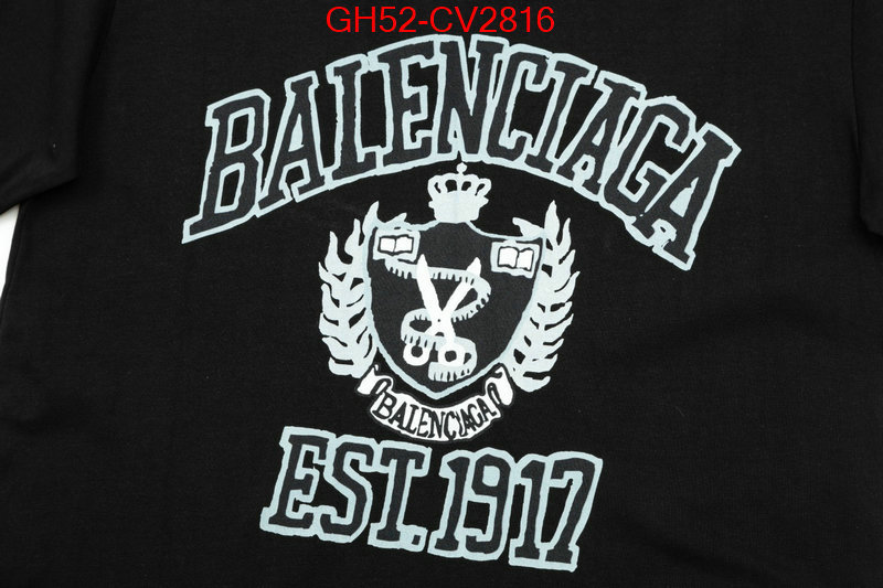 Clothing-Balenciaga for sale cheap now ID: CV2816 $: 52USD