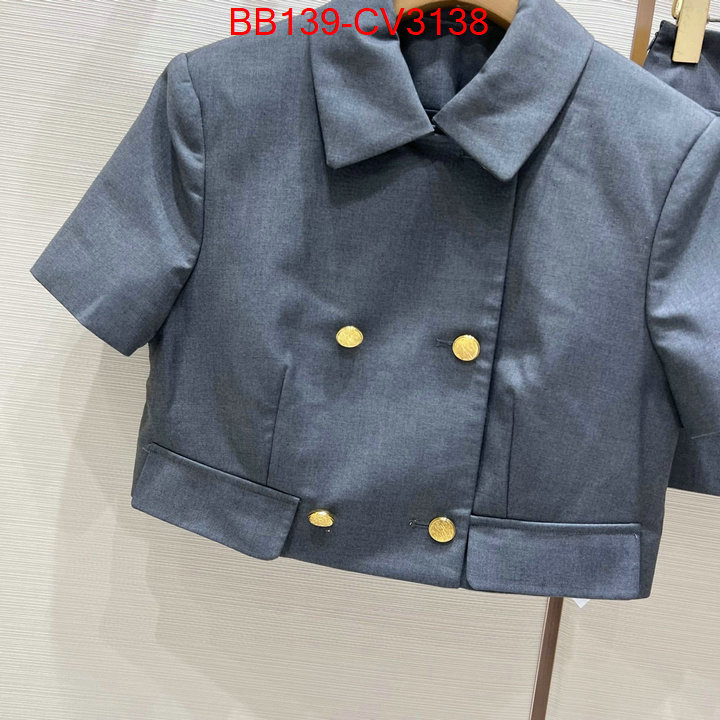 Clothing-Gucci designer high replica ID: CV3138 $: 139USD