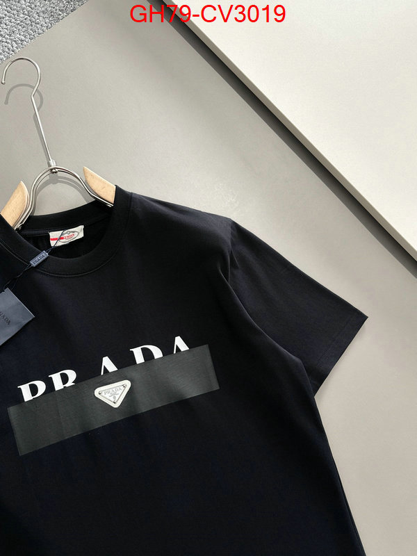 Clothing-Prada best knockoff ID: CV3019 $: 79USD