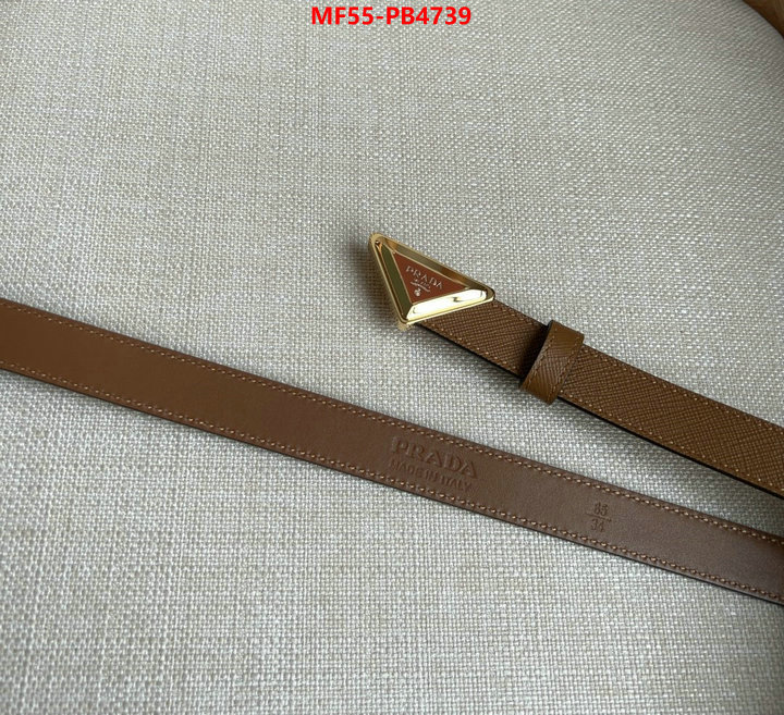 Belts-Prada 1:1 replica ID: PB4739 $: 55USD