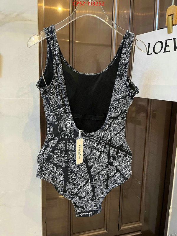 Swimsuit-Dior wholesale replica shop ID: YJ3252 $: 52USD
