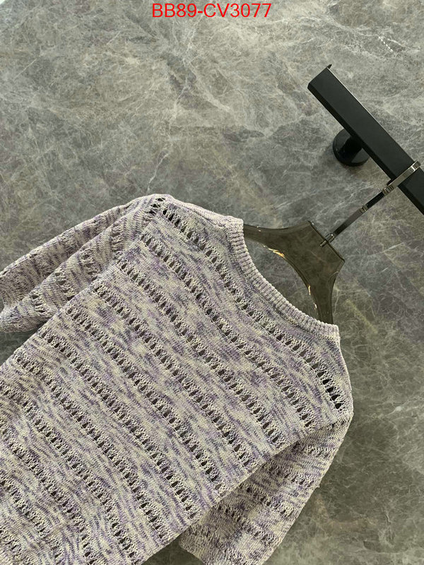 Clothing-Chanel what is aaaaa quality ID: CV3077 $: 89USD