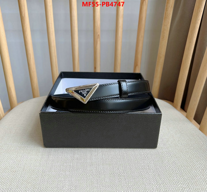Belts-Prada 7 star quality designer replica ID: PB4747 $: 55USD