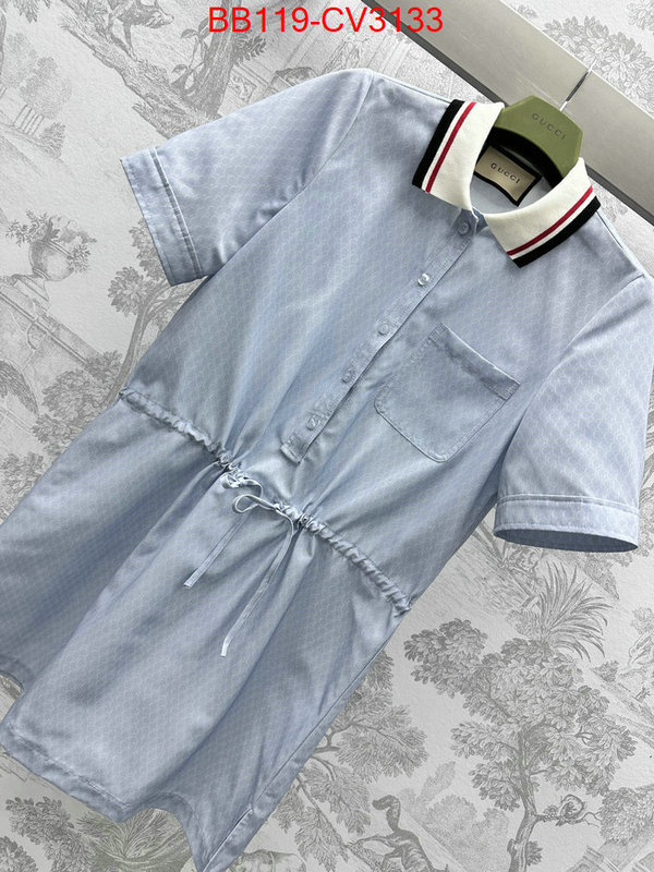 Clothing-Gucci best wholesale replica ID: CV3133 $: 119USD