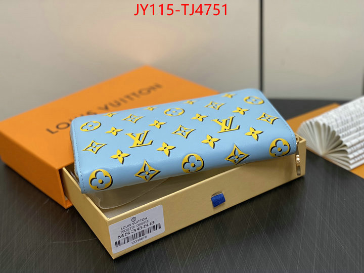 LV Bags(TOP)-Wallet high quality 1:1 replica ID: TJ4751 $: 115USD,