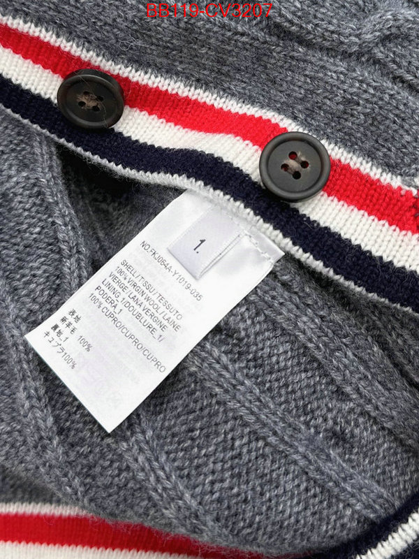Clothing-Thom Browne buy best high-quality ID: CV3207 $: 119USD