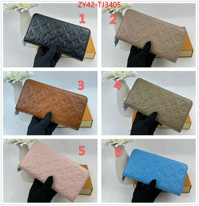 LV Bags(4A)-Wallet replicas buy special ID: TJ3405 $: 42USD,