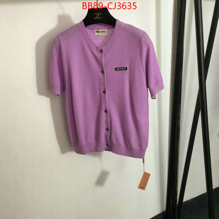 Clothing-MIU MIU how to start selling replica ID: CJ3635 $: 89USD