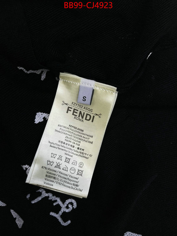 Clothing-Fendi luxury cheap replica ID: CJ4923 $: 99USD