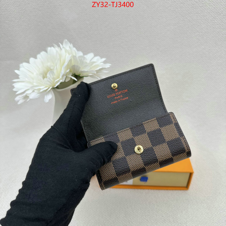 LV Bags(4A)-Wallet what ID: TJ3400 $: 32USD,