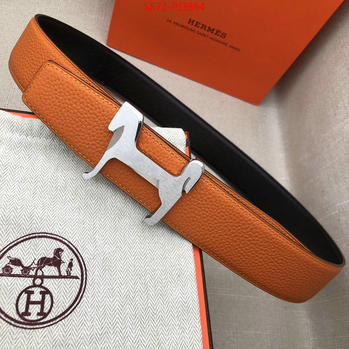 Belts-Hermes top quality fake ID: PJ3894 $: 72USD