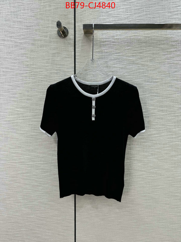 Clothing-Chanel how to start selling replica ID: CJ4840 $: 79USD