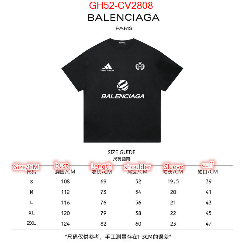 Clothing-Balenciaga buy best quality replica ID: CV2808 $: 52USD