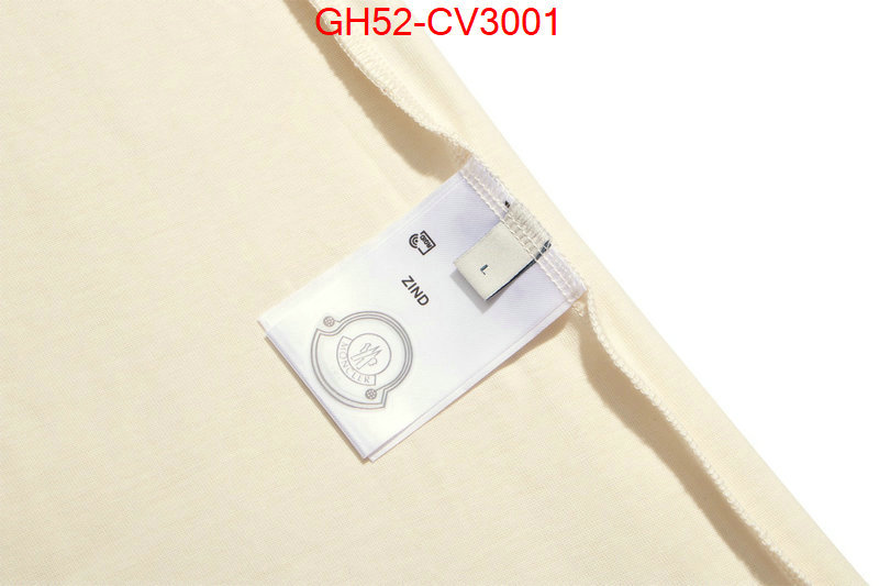 Clothing-Moncler the best quality replica ID: CV3001 $: 52USD
