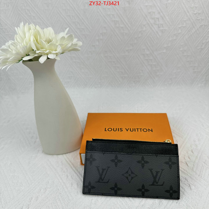 LV Bags(4A)-Wallet replica sale online ID: TJ3421 $: 32USD,