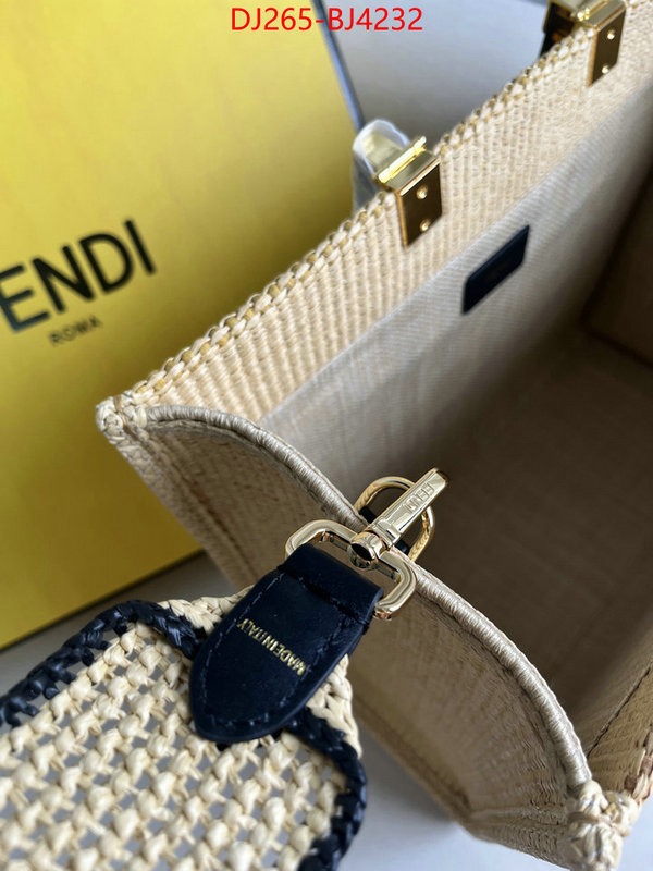 Fendi Bags(TOP)-Sunshine- fake aaaaa ID: BJ4232 $: 265USD,