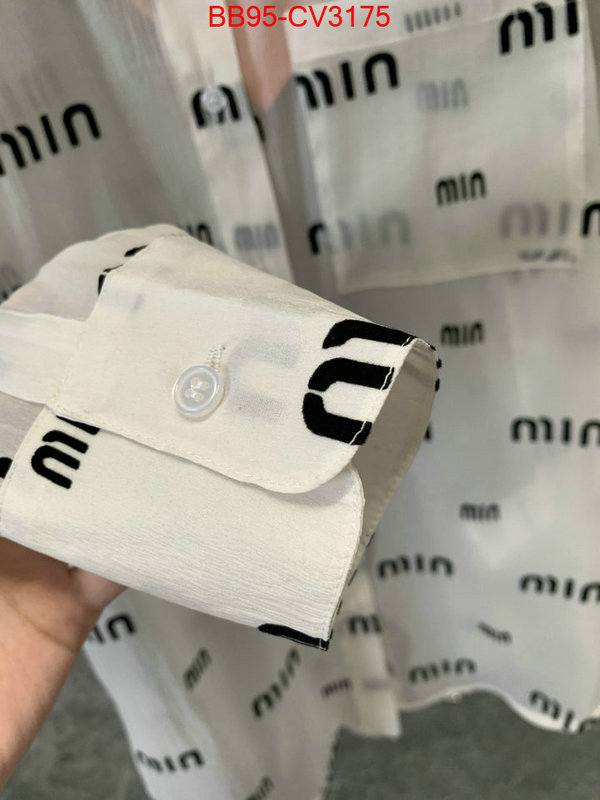 Clothing-MIU MIU designer 1:1 replica ID: CV3175 $: 95USD