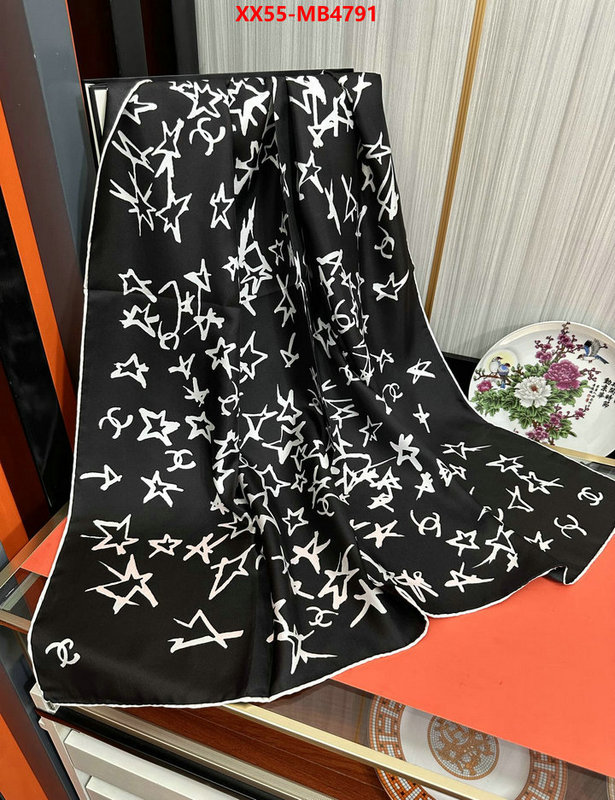 Scarf-Chanel fake designer ID: MB4791 $: 55USD