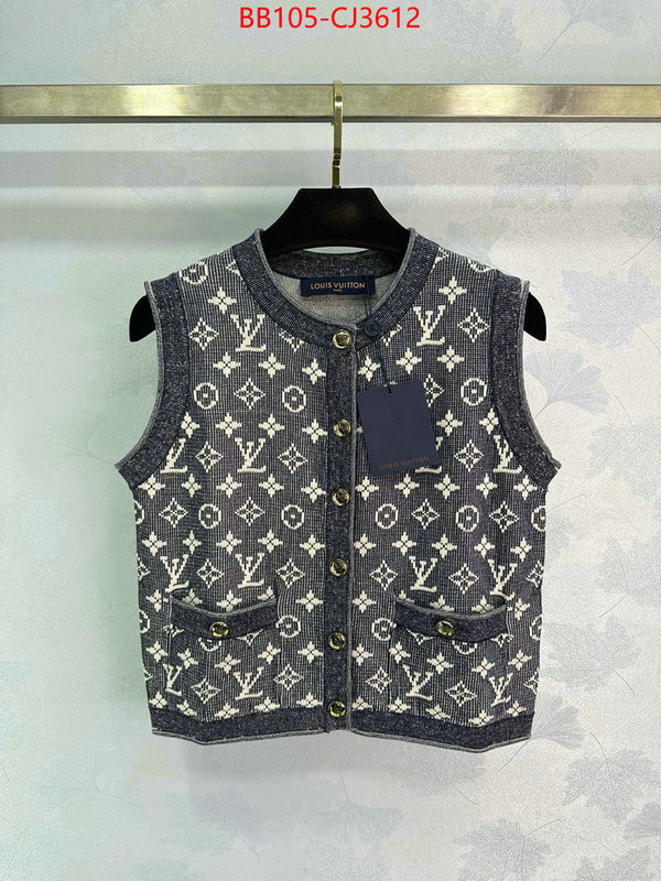 Clothing-LV top grade ID: CJ3612 $: 105USD