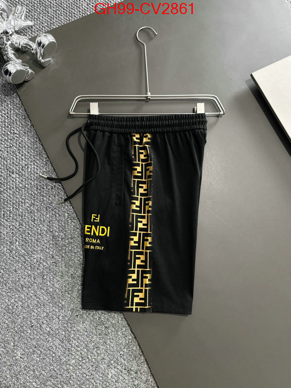 Clothing-Fendi brand designer replica ID: CV2861 $: 99USD