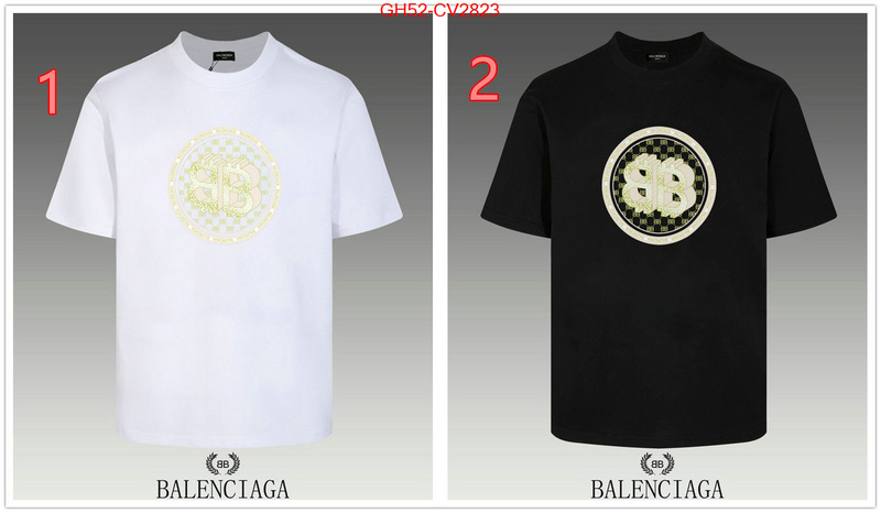 Clothing-Balenciaga best quality fake ID: CV2823 $: 52USD