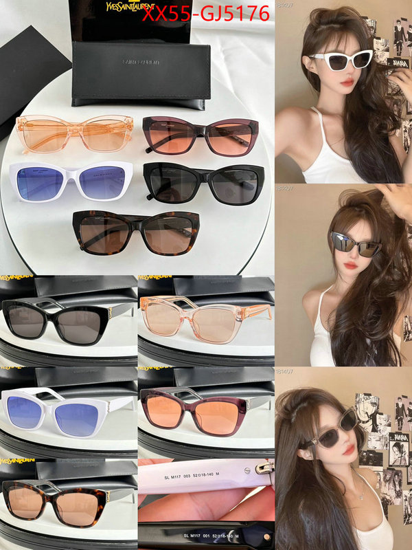 Glasses-YSL how quality ID: GJ5176 $: 55USD