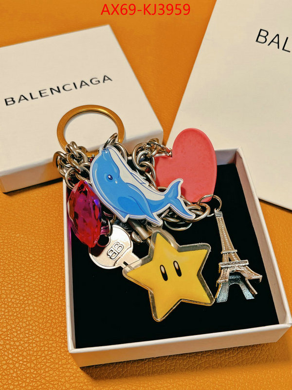 Key pendant(TOP)-Balenciaga 2024 replica wholesale cheap sales online ID: KJ3959 $: 69USD