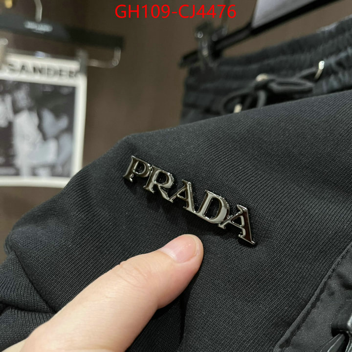 Clothing-Prada wholesale 2024 replica ID: CJ4476 $: 109USD