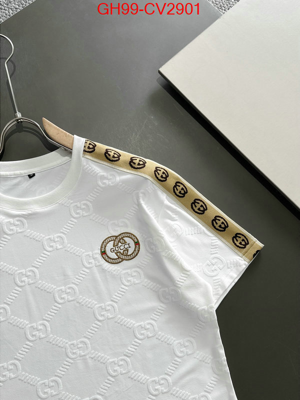 Clothing-Gucci where to buy fakes ID: CV2901 $: 99USD